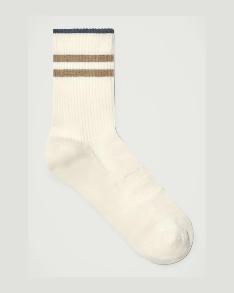COS Sportsocken Mit Streifen Weiß