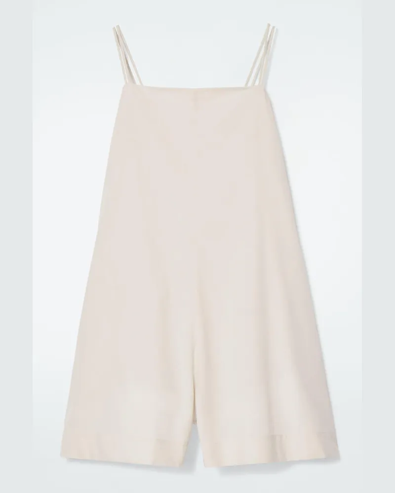 COS Playsuit Mit Karree-Ausschnitt Beige