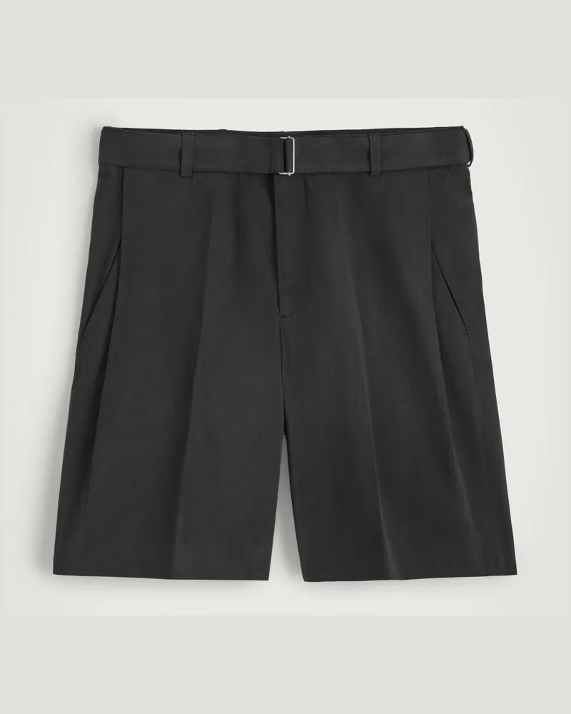 COS Elegante Shorts Mit Gürtel Schwarz
