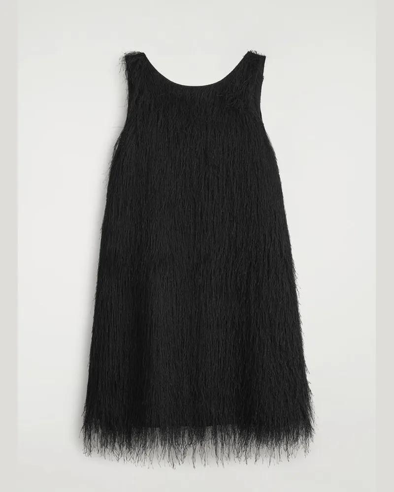COS Minikleid Mit Fransen Schwarz