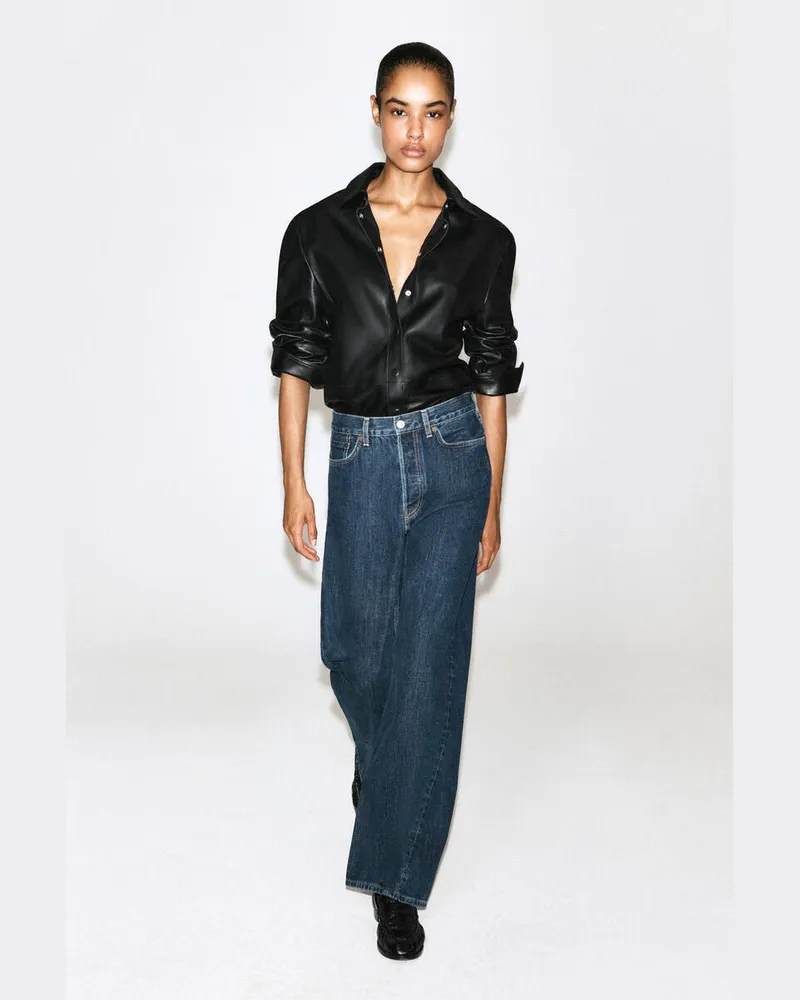 COS Facade Jeans Mit Geradem Bein Blau