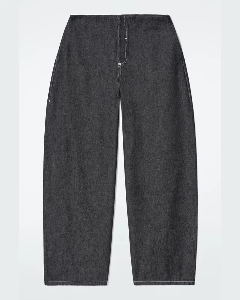 COS Jeans Aus Denim Mit Barrel-Bein Blau