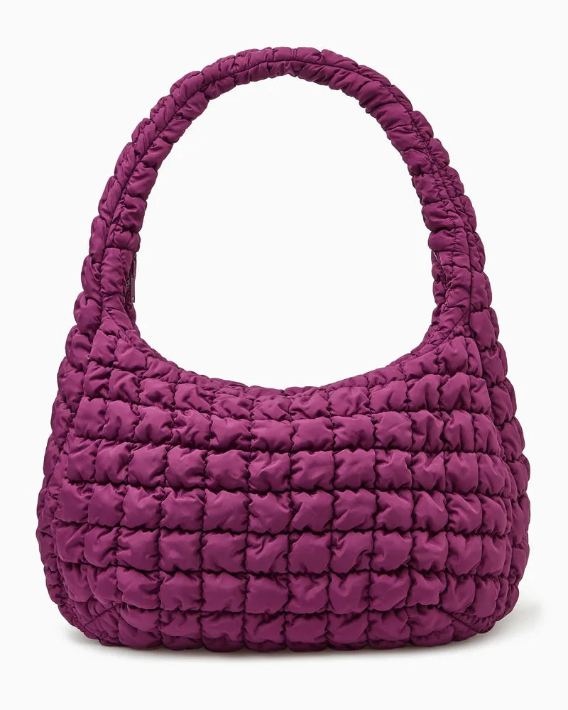 COS Grosse Gesteppte Umhängetasche Lila