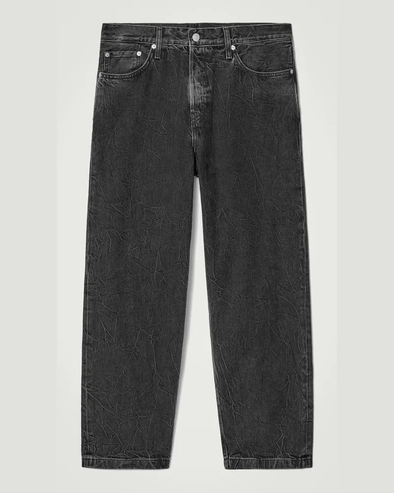 COS Dome Jeans Mit Geradem Bein Schwarz