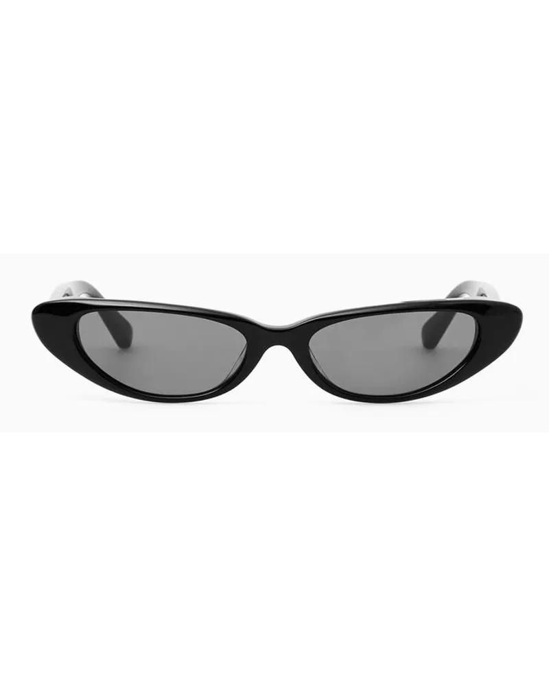 Cos Wing Sonnenbrille - Cat-Eye Schwarz