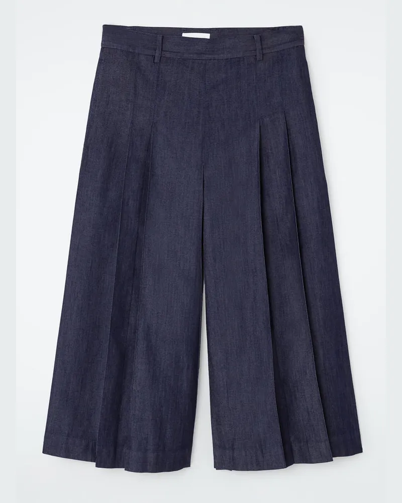 COS Eleganter Jeans-Skort Blau