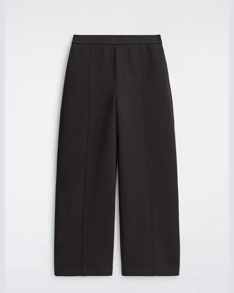 COS Hose Aus Scuba Mit Geradem Bein Braun