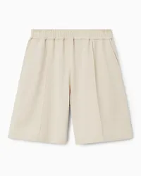 COS Shorts Aus Mittelschwerem Jersey Ecru