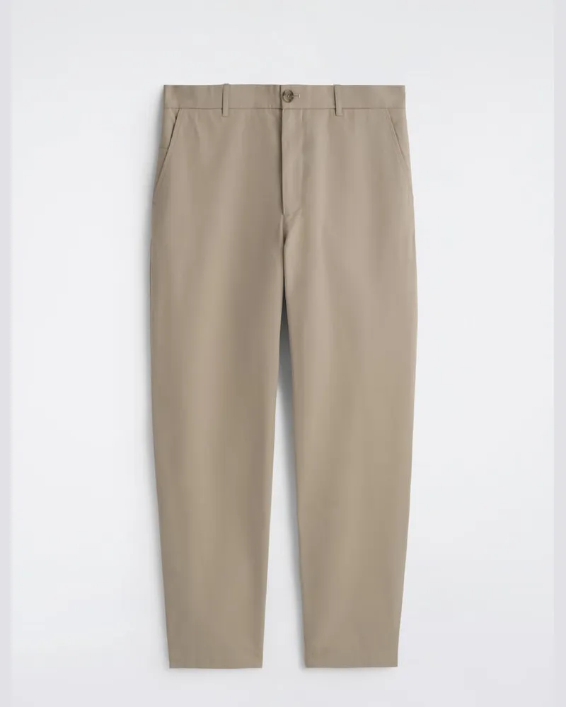 COS Chinohose Aus Baumwolle Mit Geradem Bein Beige