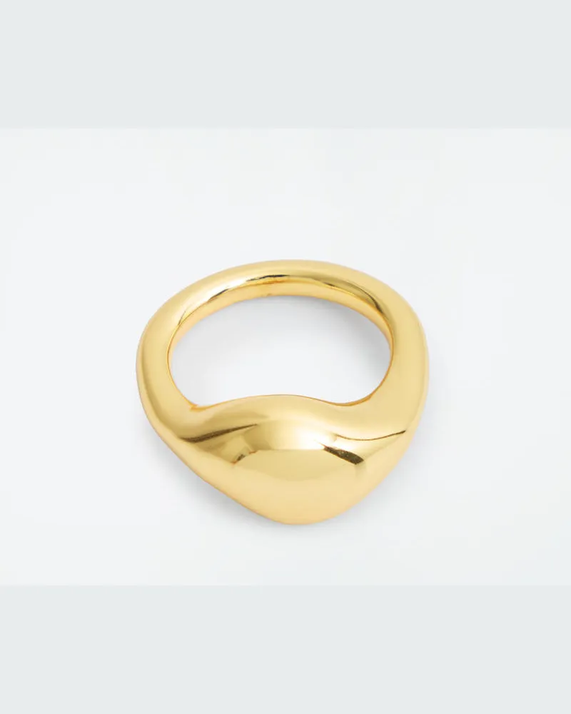 COS Markanter Ring Für Den Kleinen Finger Goldfarben