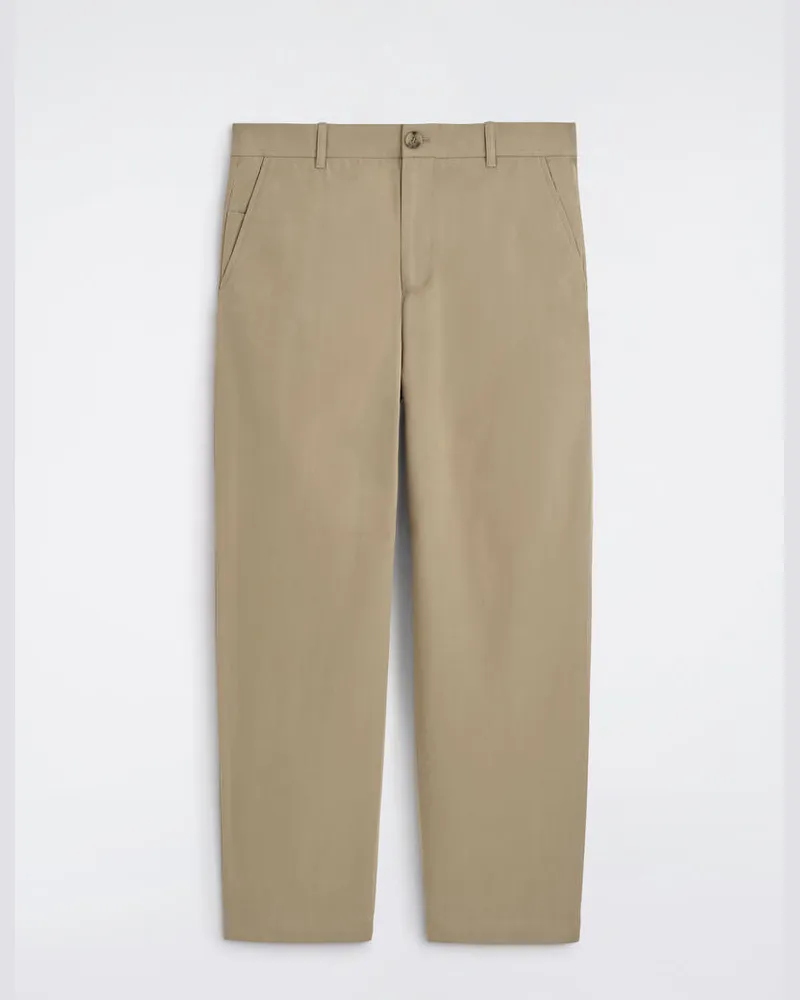 COS Chinohose Aus Baumwolle Mit Geradem Bein Beige