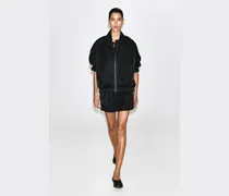 Bomberjacke Aus Nylon Mit Raffungen