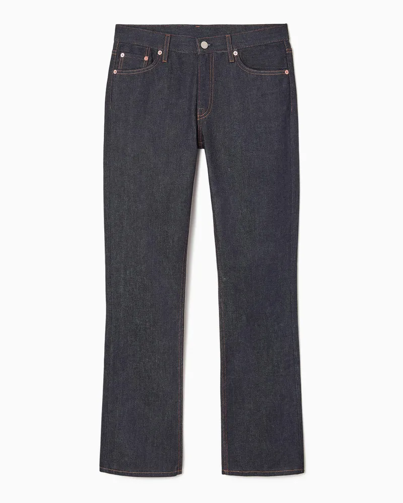 COS Pipe Bootcut-Jeans Blau