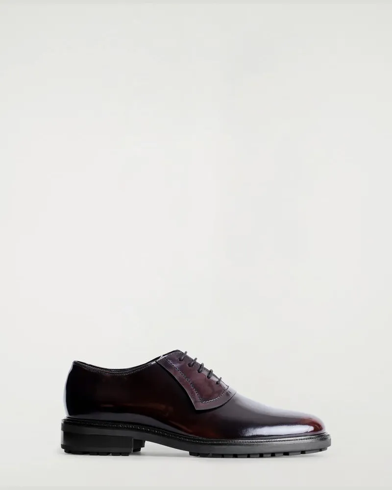 COS Oxford-Schuhe Aus Leder Rot