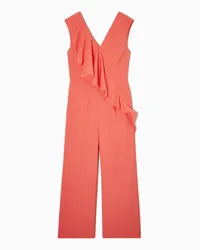 COS Jumpsuit Mit Rüschen Orange