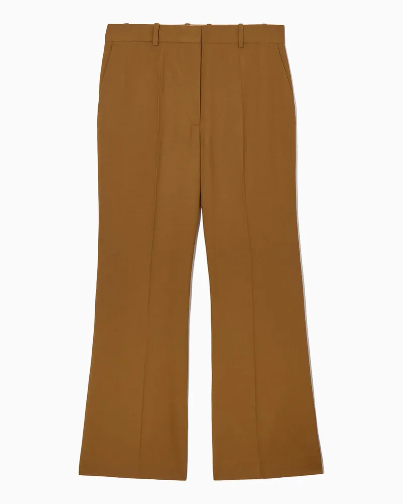 COS Wollhose Mit Ausgestelltem Bein Braun
