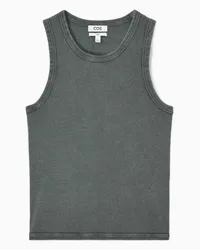 COS Schmal Geschnittenes Tanktop Mit Acid-Waschung Dunkles