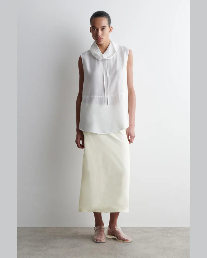 COS Fisherman-Sandalen Aus Gummi Silberfarben