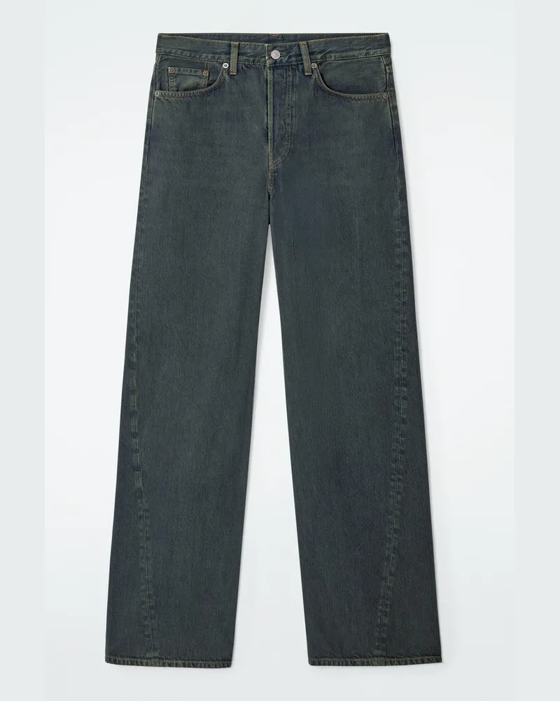 COS Facade Jeans Mit Geradem Bein Blau