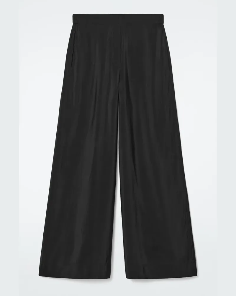 COS Hose Mit Weitem Bein Und Elastischem Bund Schwarz