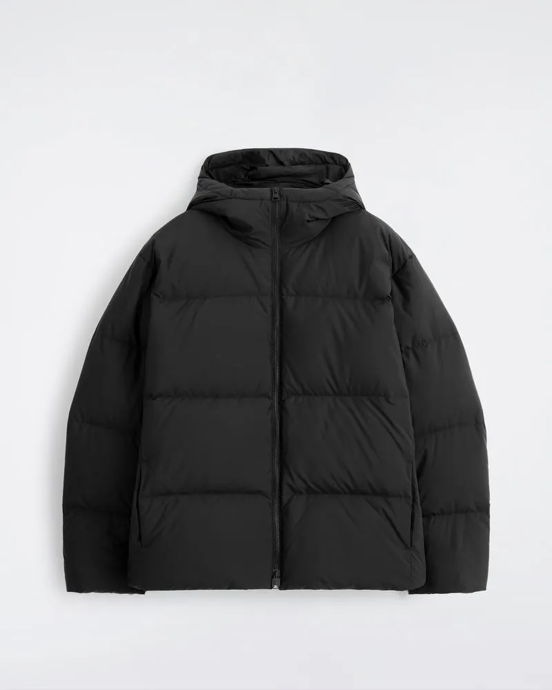 COS Steppjacke Mit Kapuze Schwarz