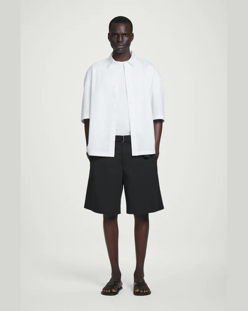 COS Elegante Shorts Mit Gürtel Schwarz