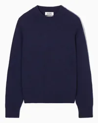 COS Kaschmirpullover Navyblau