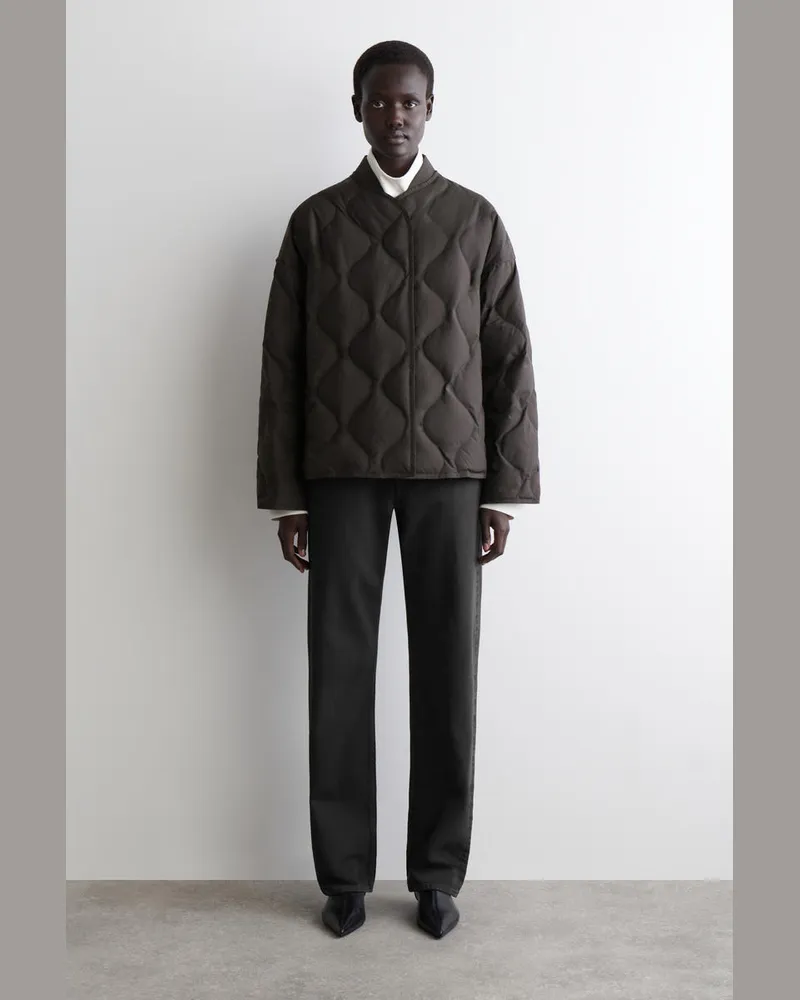 COS Oversized-Steppjacke Braun