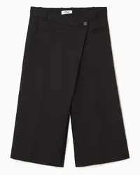 COS Culottes Mit Wickeldesign Schwarz