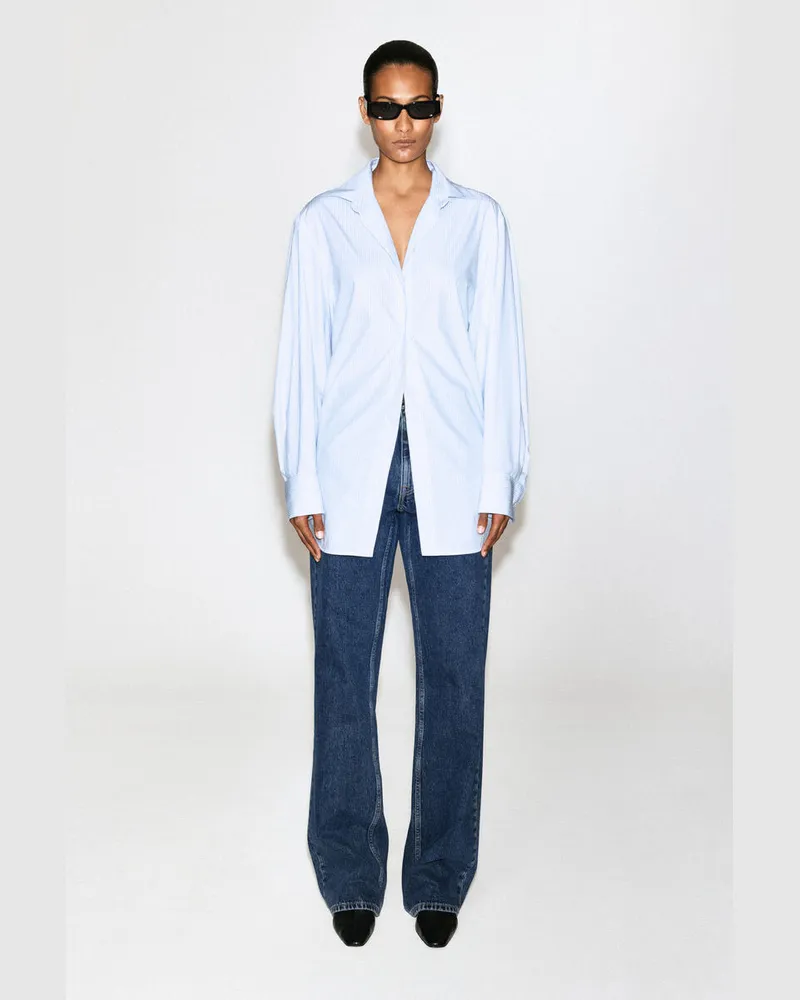 COS Valley Bootcut-Jeans Blau