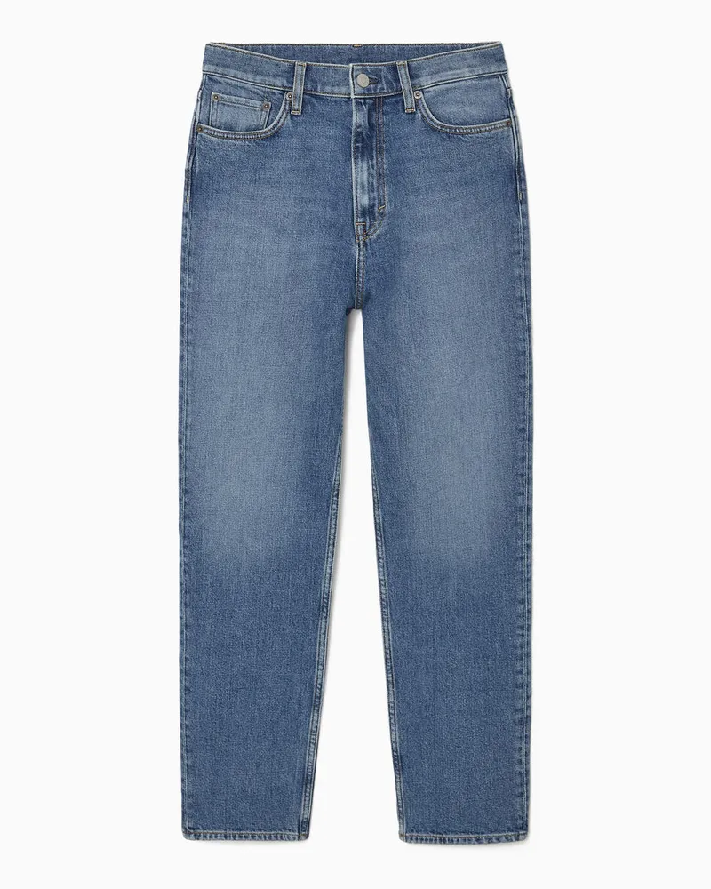 COS Glide Jeans Mit Schmalem Bein Blau