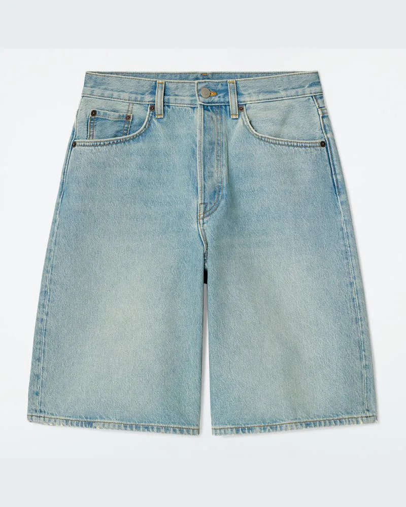 COS Lange Jeansshorts Blau