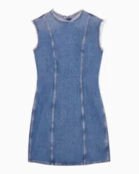 COS Minikleid Aus Denim Blau