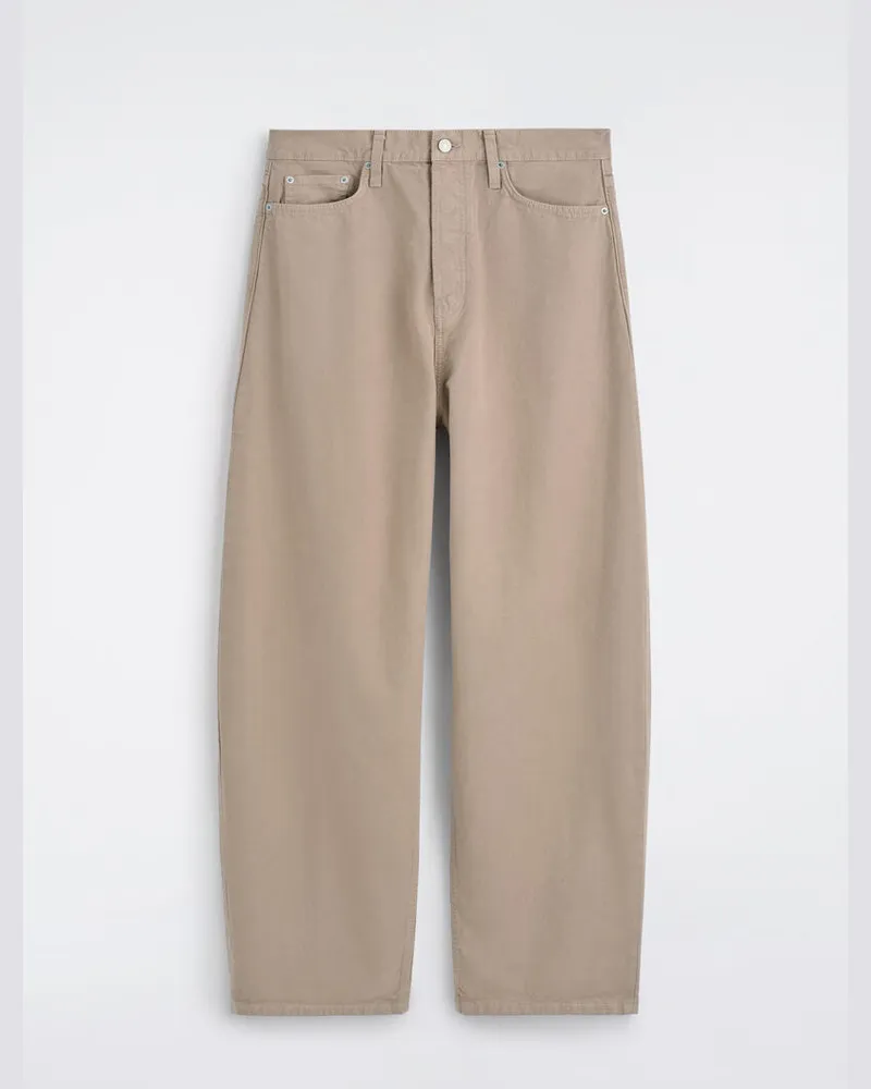 COS Lockere Mallow Jeans Mit Barrel-Bein Beige