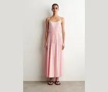 Midikleid Aus Jersey Mit Raffungen
