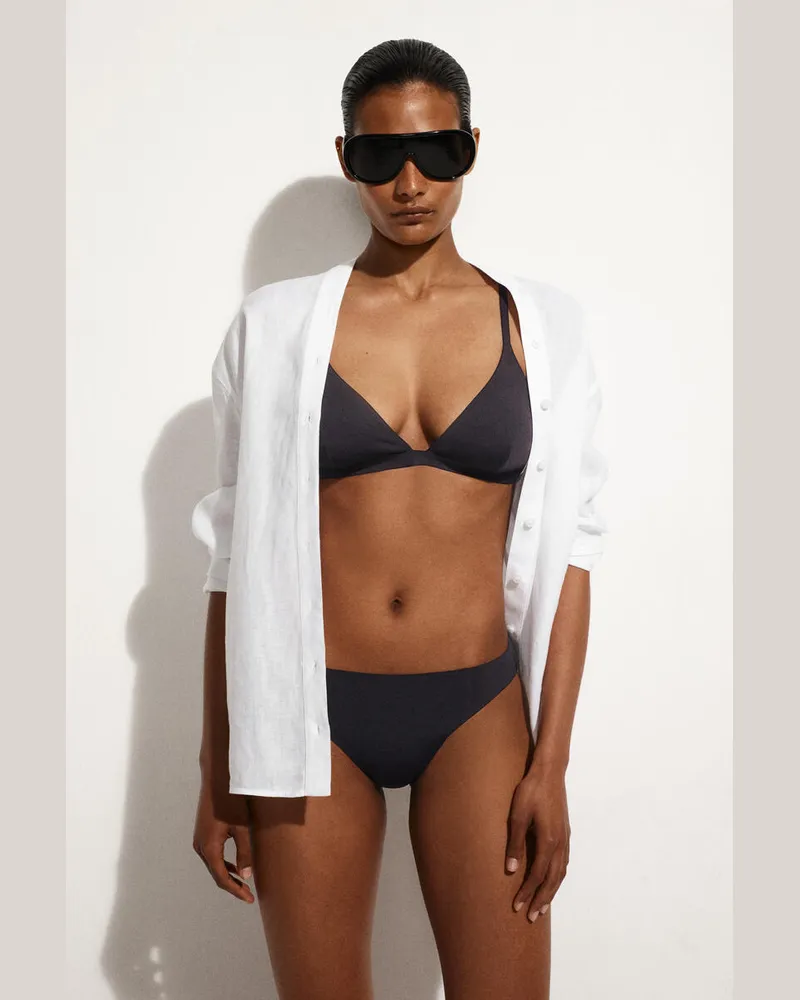 COS Klassische Bikinihose Blau