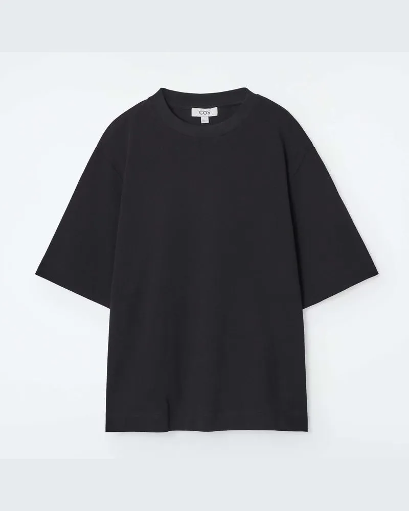 COS Oversized-T-Shirt Schwarz