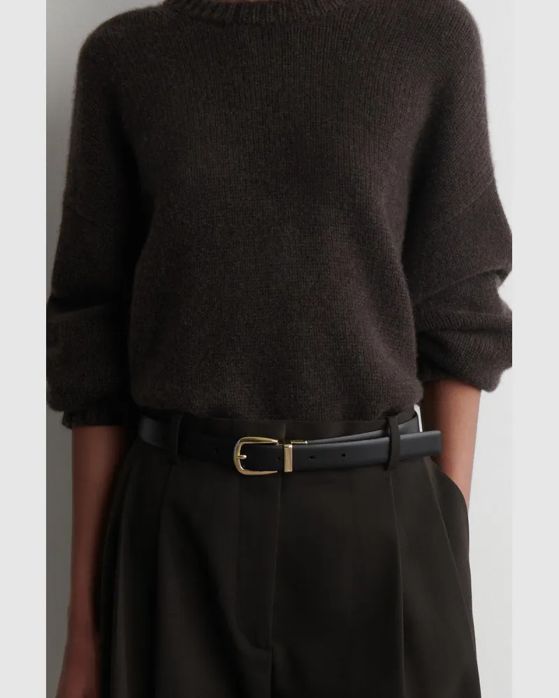 COS Wendbarer Ledergürtel Rot