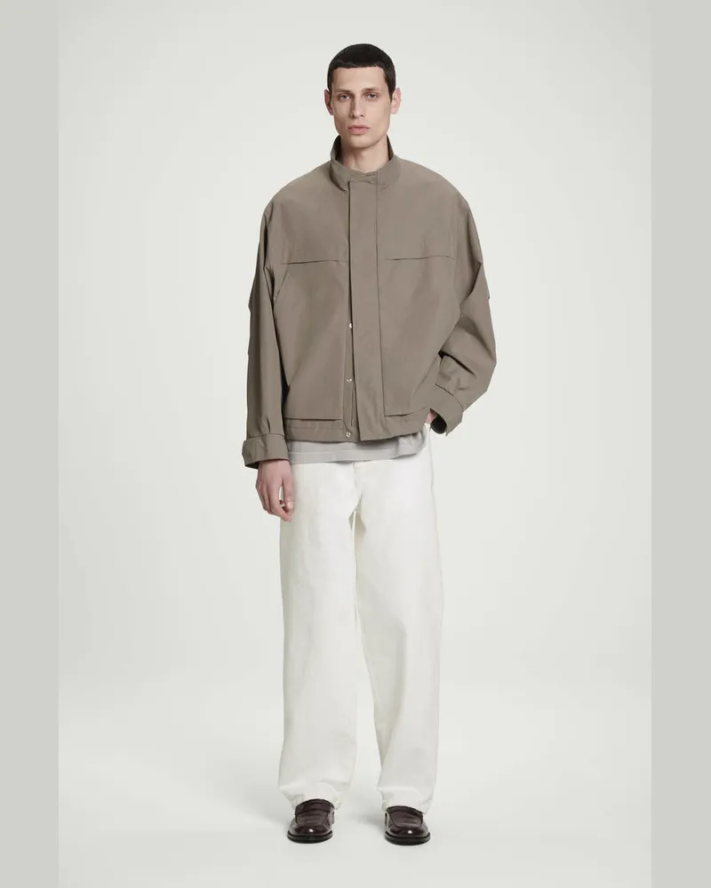 COS Bomberjacke Aus Twill Im Utility-Stil Beige