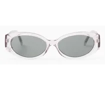 Sonnenbrille Mit Ovalem Rahmen