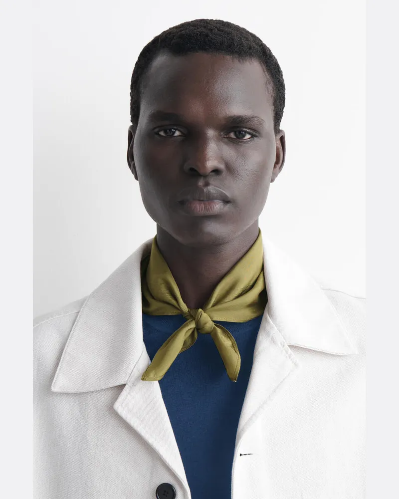 COS Halstuch Aus Seide Gelb