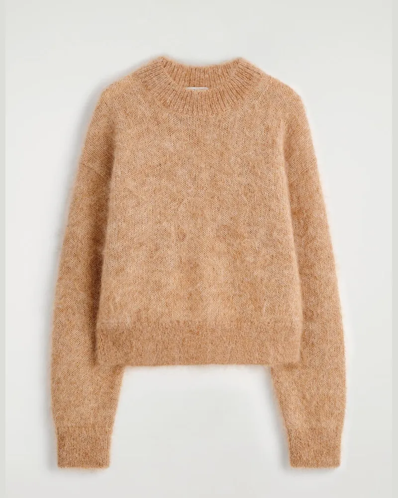 COS Pullover Aus Mohair-Woll-Mix Beige