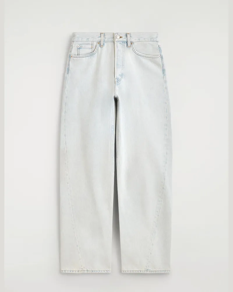 COS Facade Jeans Mit Geradem Bein Blau