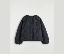 Gesteppte Daunenjacke Mit Raffungen