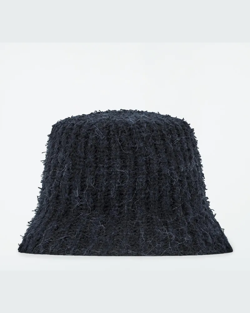 COS Strukturierter Fischerhut Blau