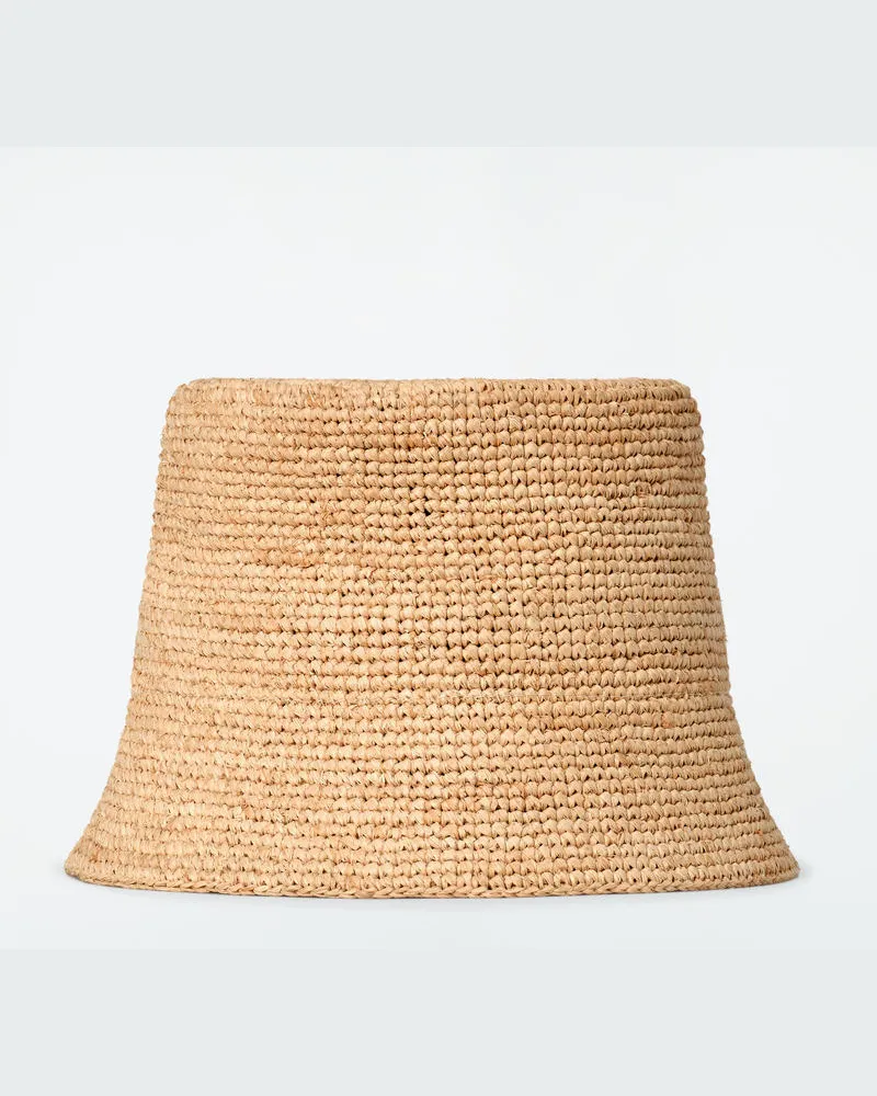 COS Fischerhut Aus Stroh Beige
