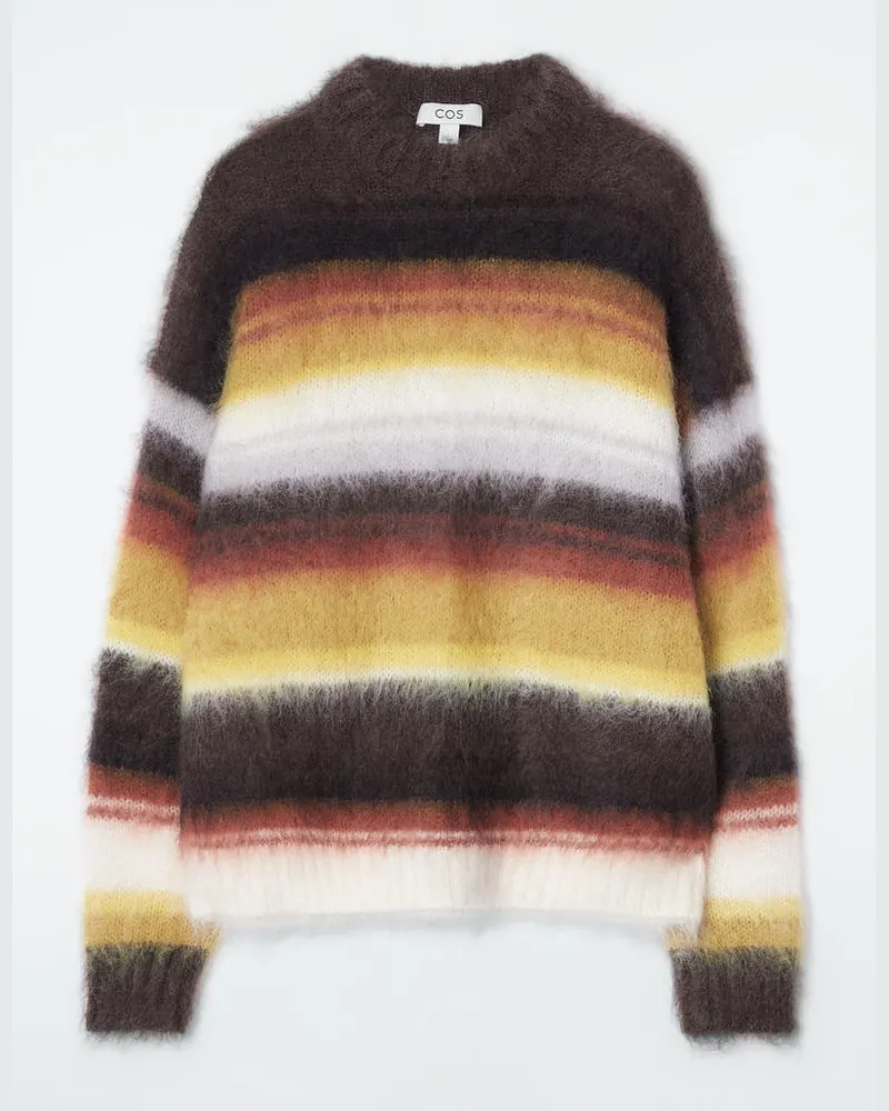COS Mohairpullover Mit Rundhalsausschnitt Mehrfarbig