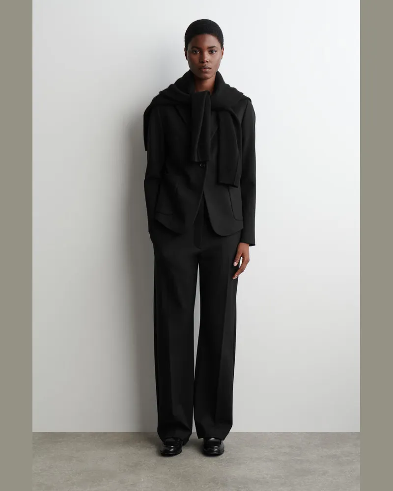 COS Elegante Hose Mit Geradem Bein Schwarz