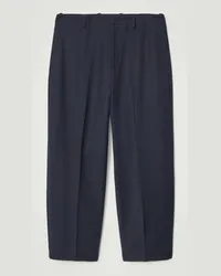 COS Hose Aus Twill - Weites Bein Navyblau