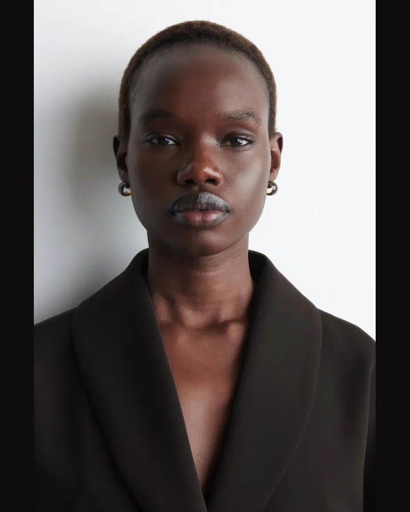 COS Halbcreolen Braun